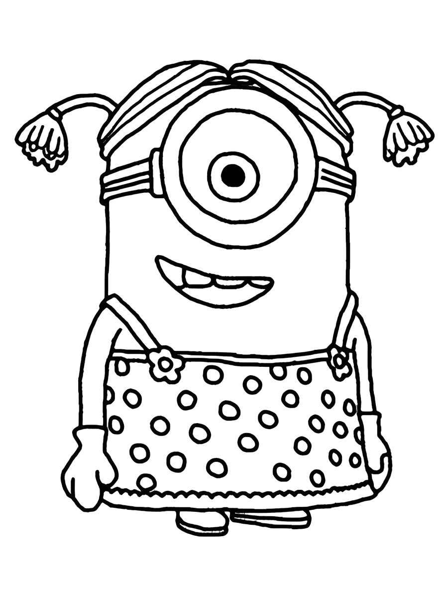 Minions coloring page (86)