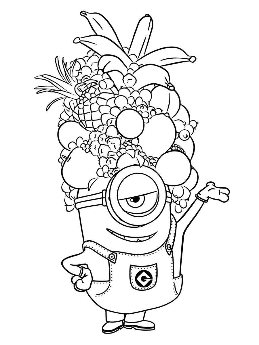 Minions coloring page (89)