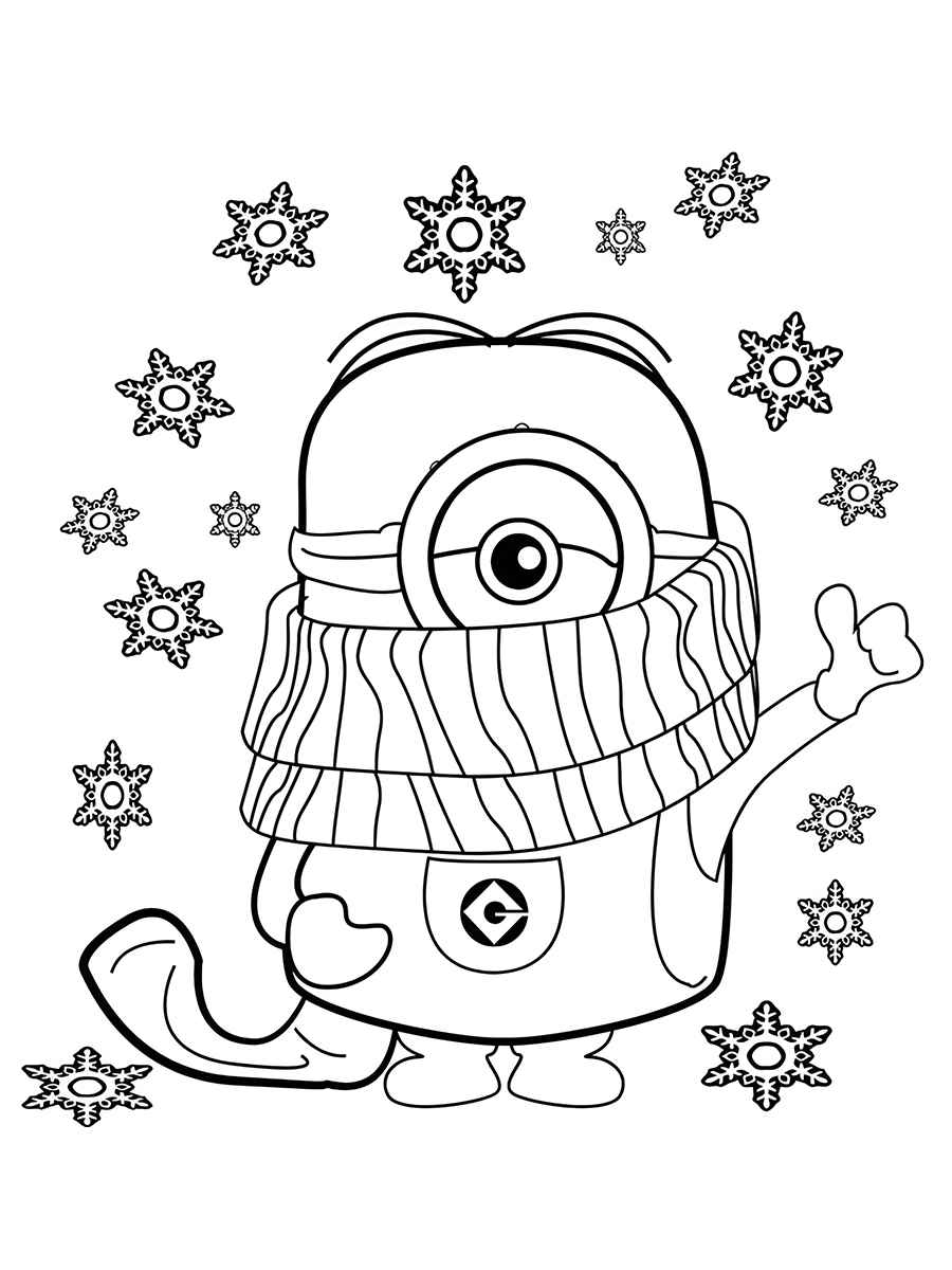 Minions coloring page (90)