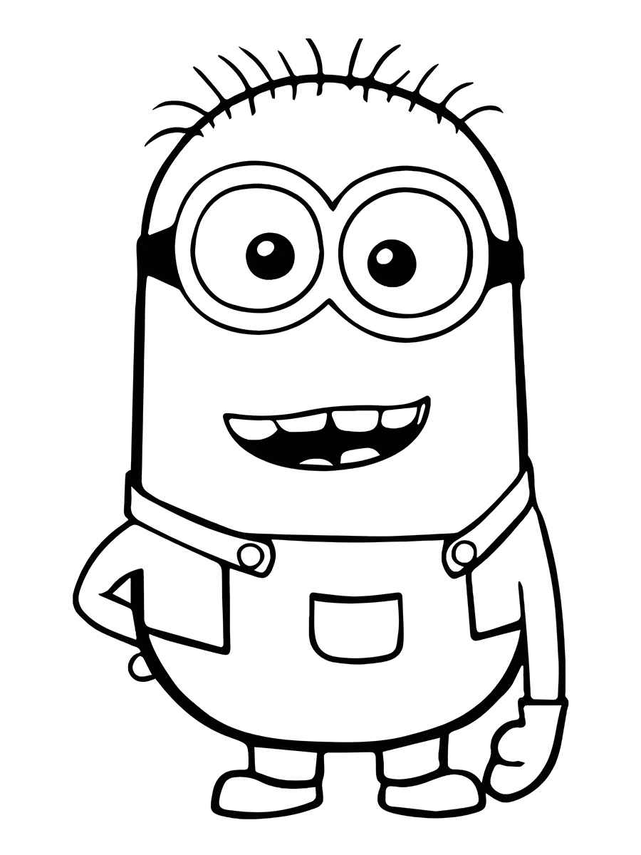 Minions coloring page (91)