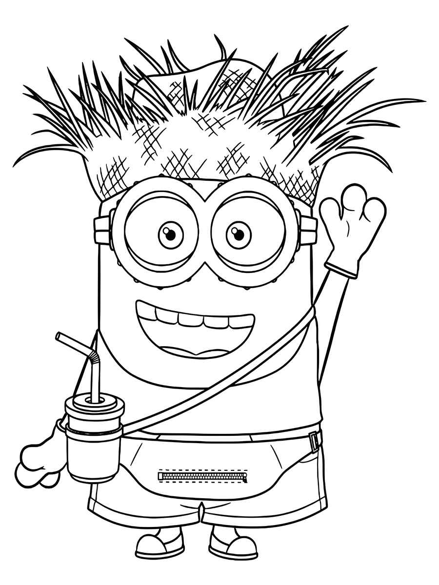 Minions coloring page (93)