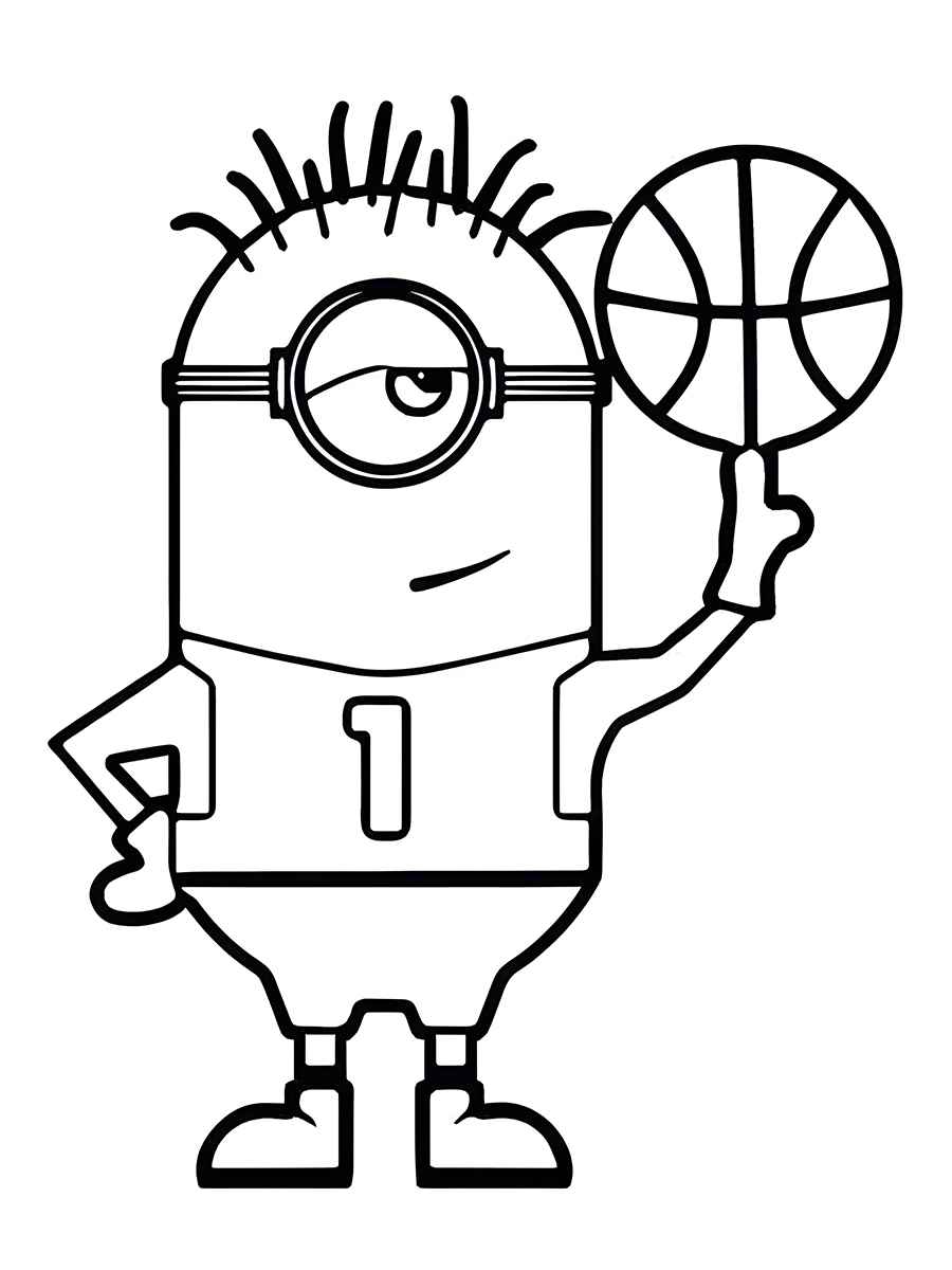 Minions coloring page (95)