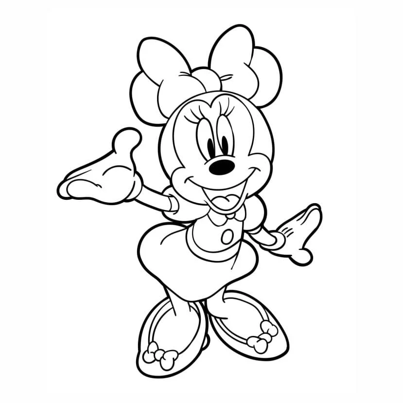 Minnie coloring page (10)