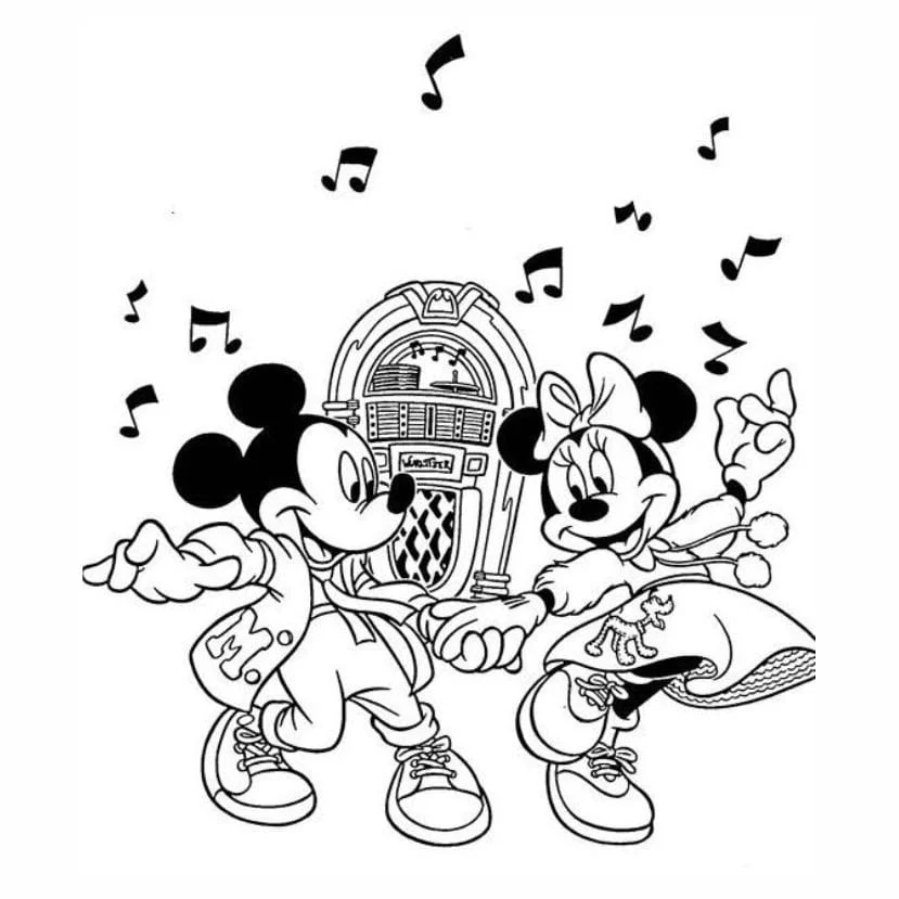 Minnie coloring page (12)