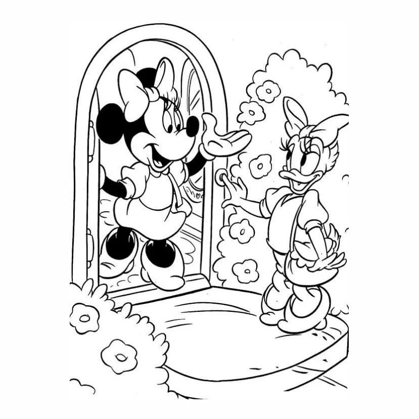 Minnie coloring page (15)