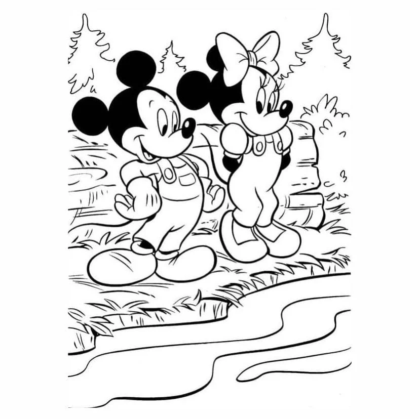 Minnie coloring page (20)