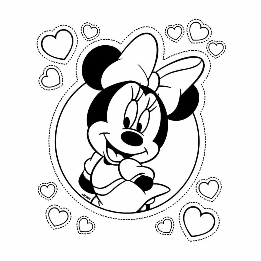 Minnie coloring page (29)