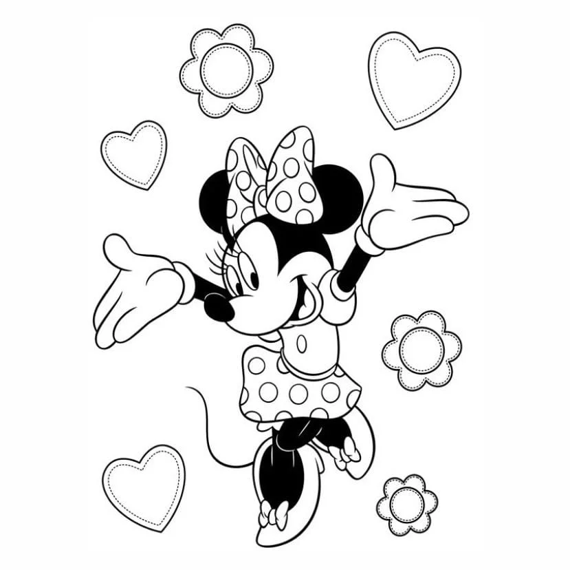 Minnie coloring page (32)