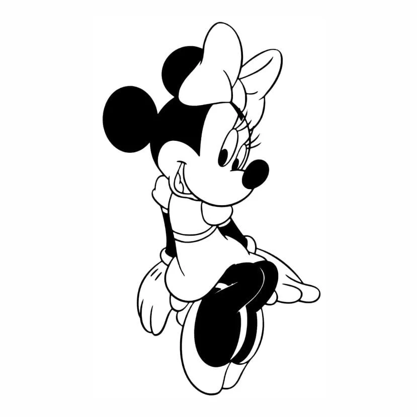 Minnie coloring page (34)