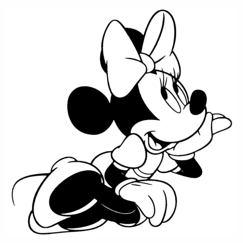 Minnie coloring page (36)