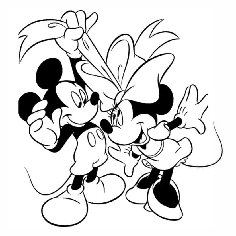 Minnie coloring page (38)