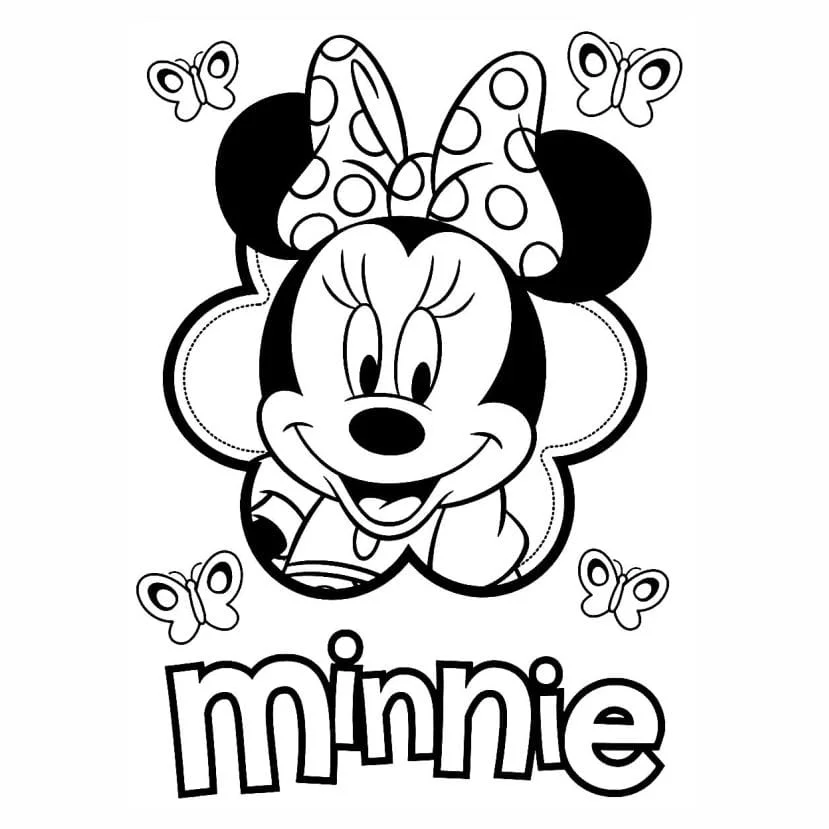 Minnie coloring page (39)