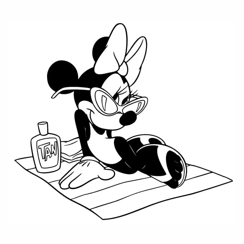 Minnie coloring page (40)