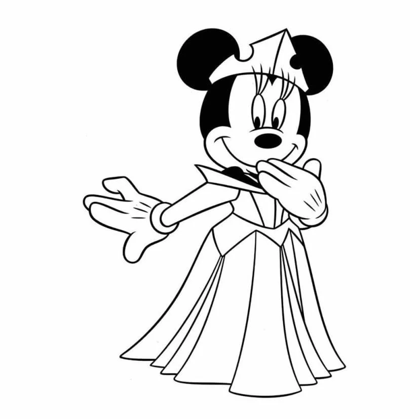 Minnie coloring page (42)