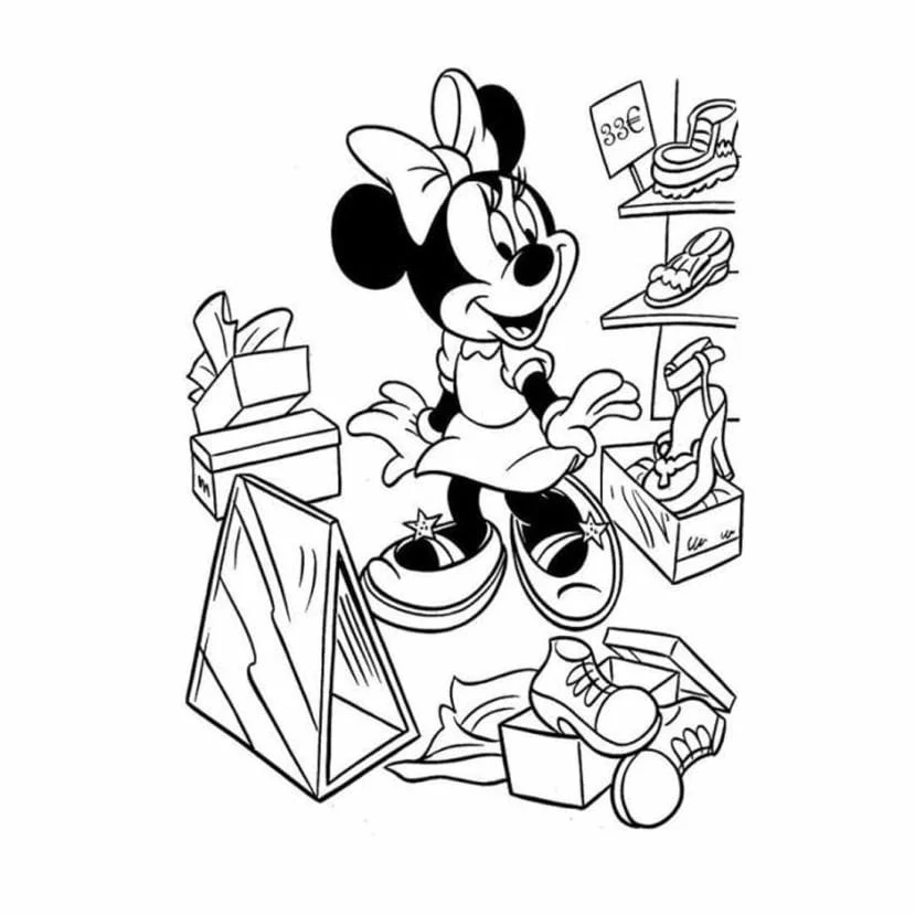 Minnie coloring page (49)