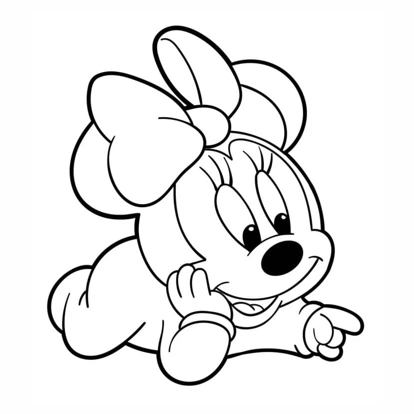 Minnie coloring page (5)