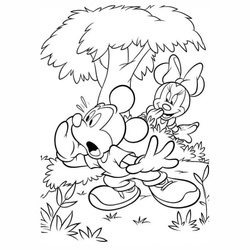 Minnie coloring page (6)