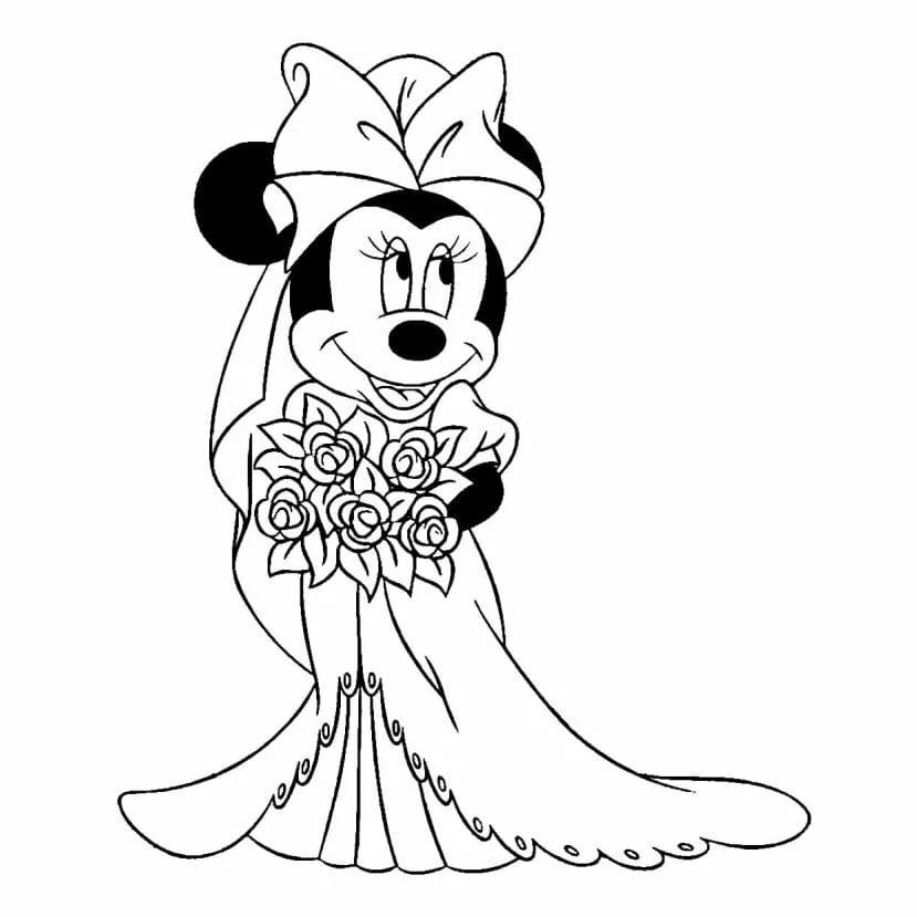 Minnie coloring page (60)