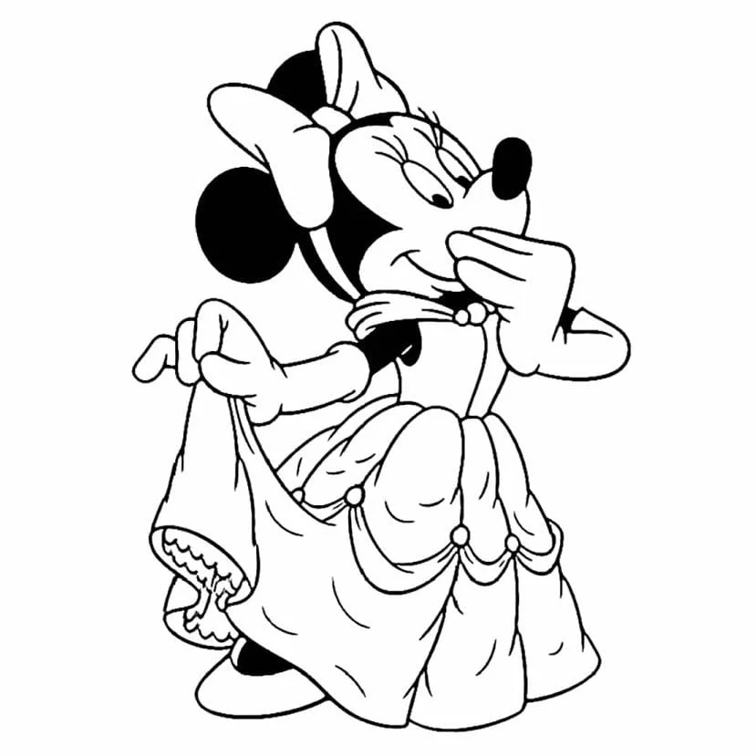 Minnie coloring page (63)