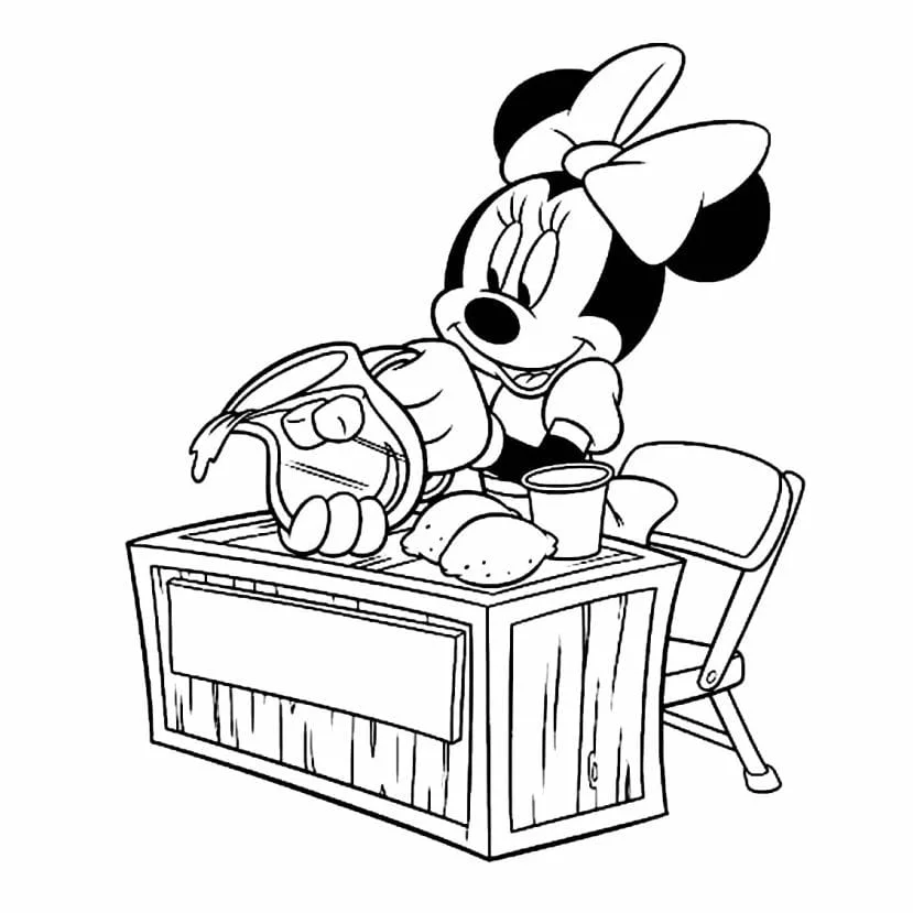 Minnie coloring page (73)