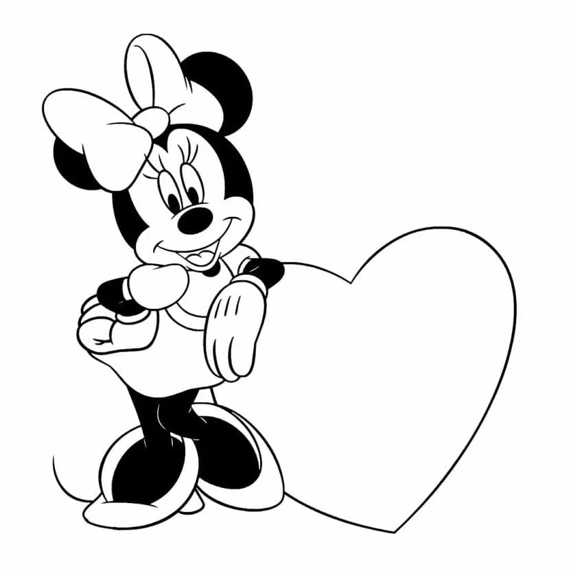 Minnie coloring page (76)