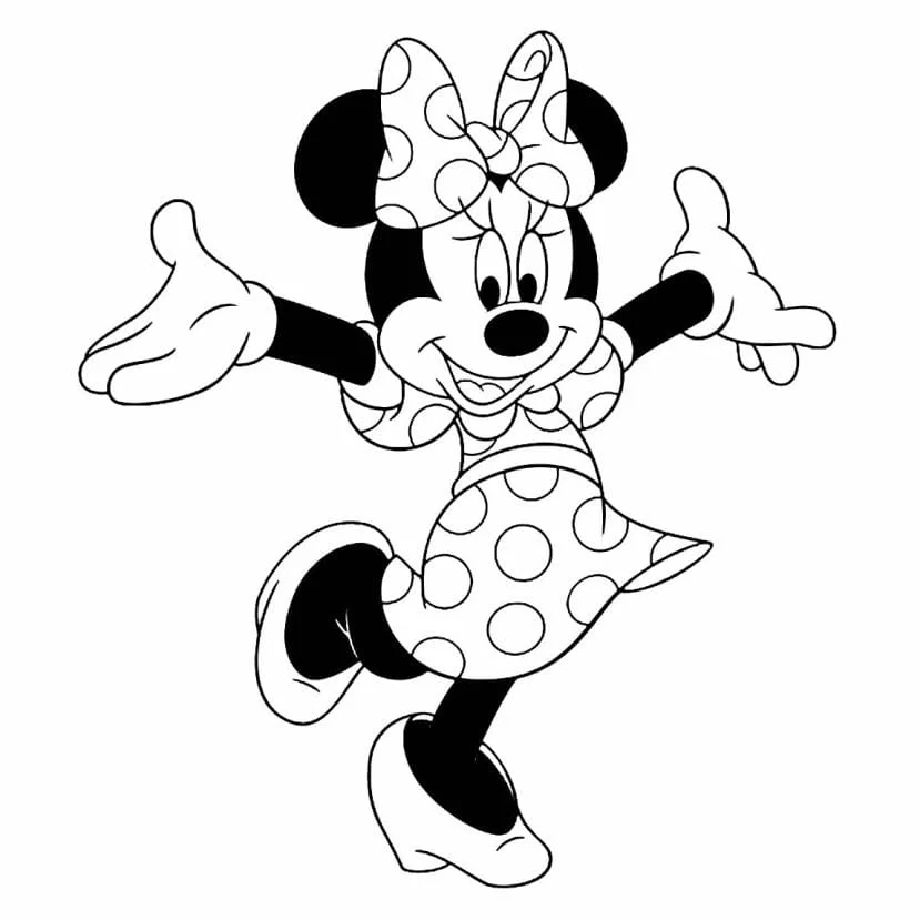 Minnie coloring page (77)