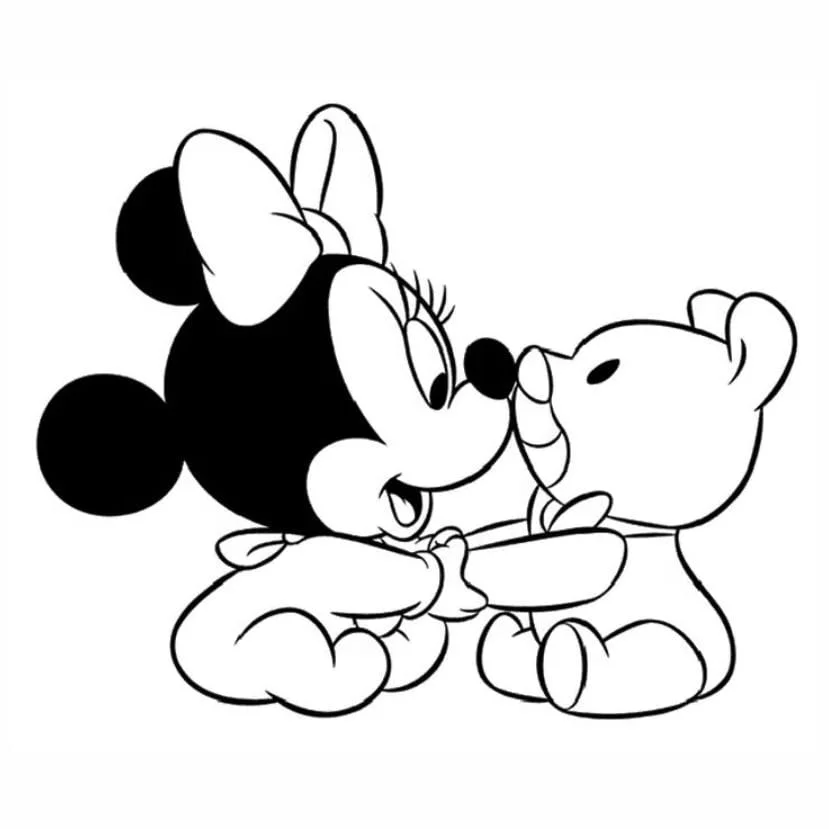 Minnie coloring page (9)