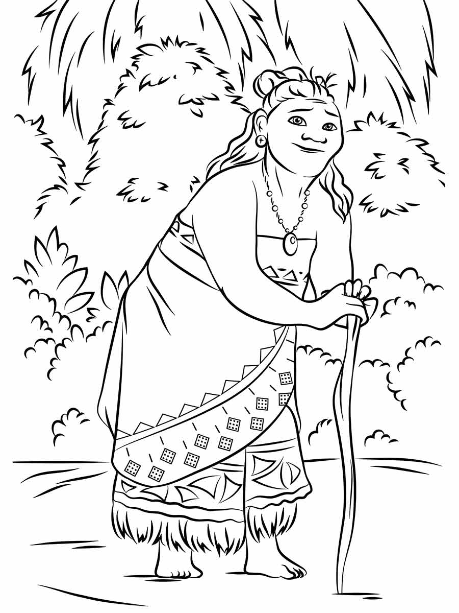 Moana coloring page (11)