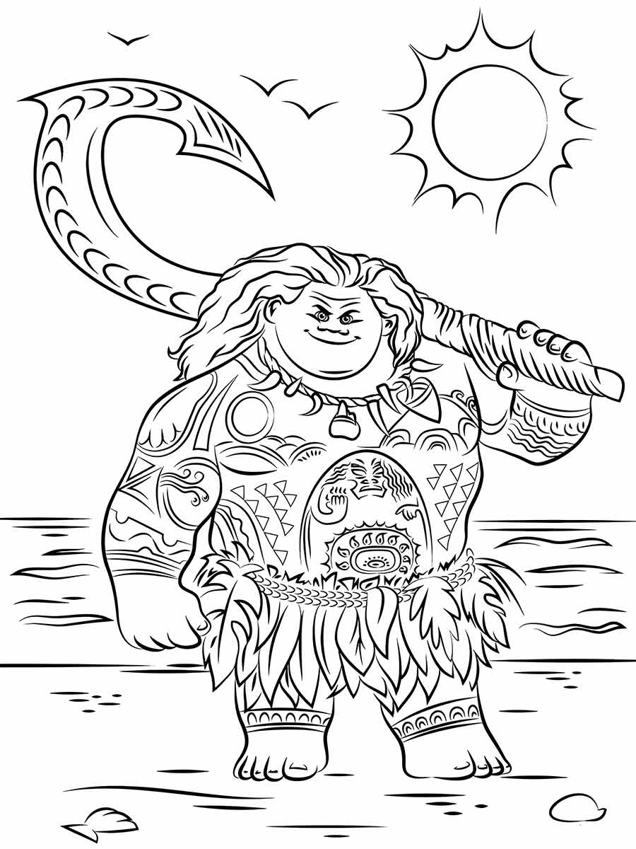 Moana coloring page (12)