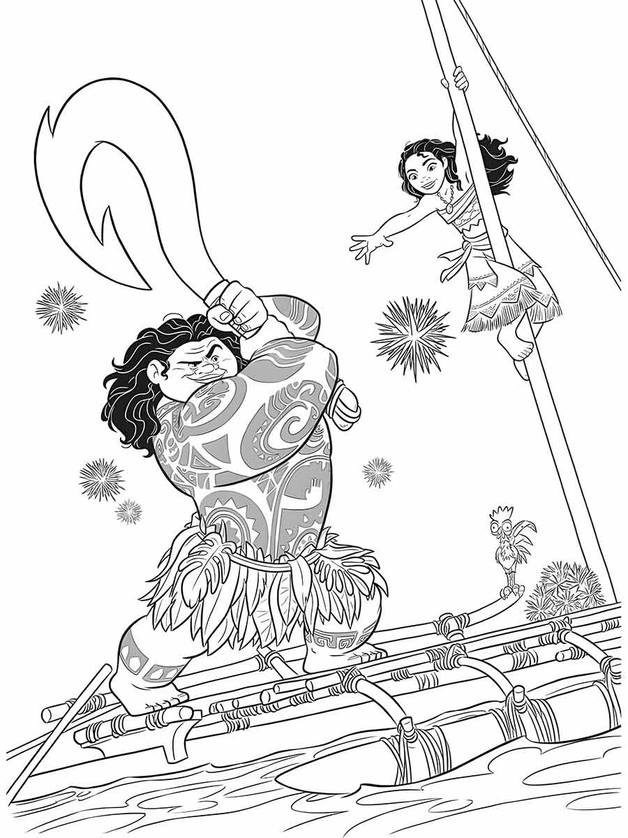 Moana coloring page (13)