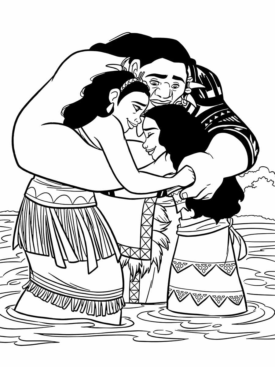 Moana coloring page (2)