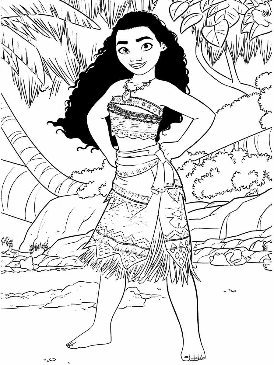 Moana coloring page (23)