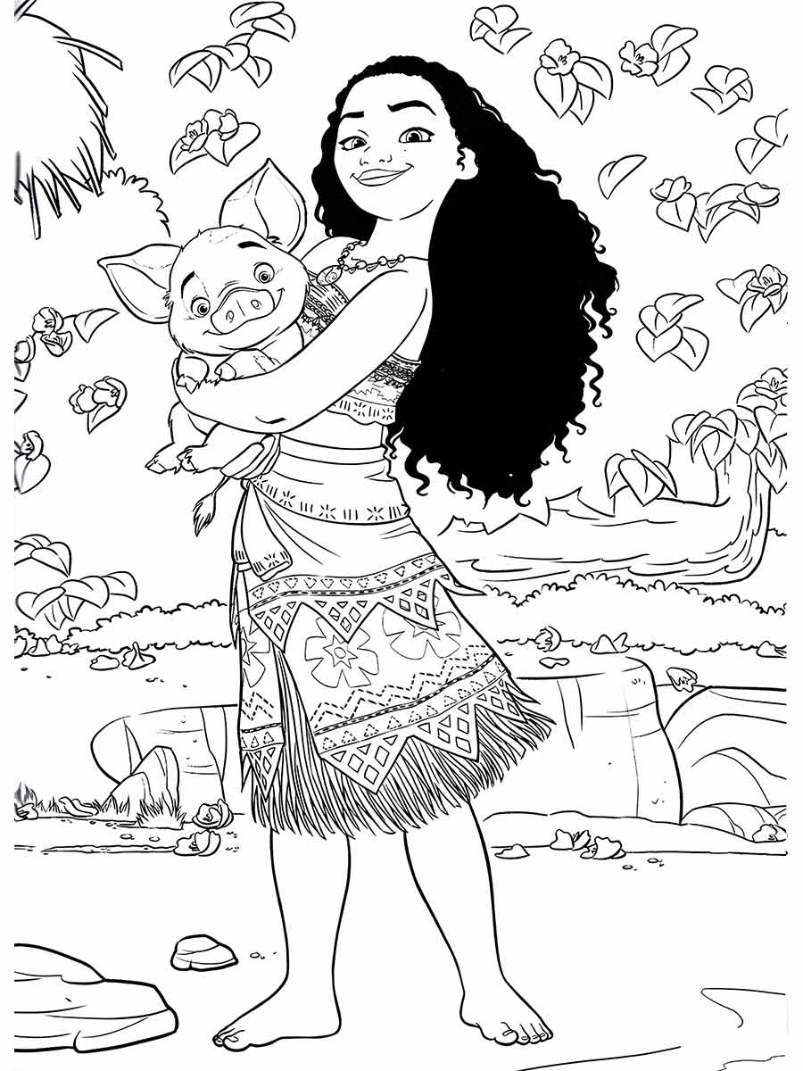 Moana coloring page (24)