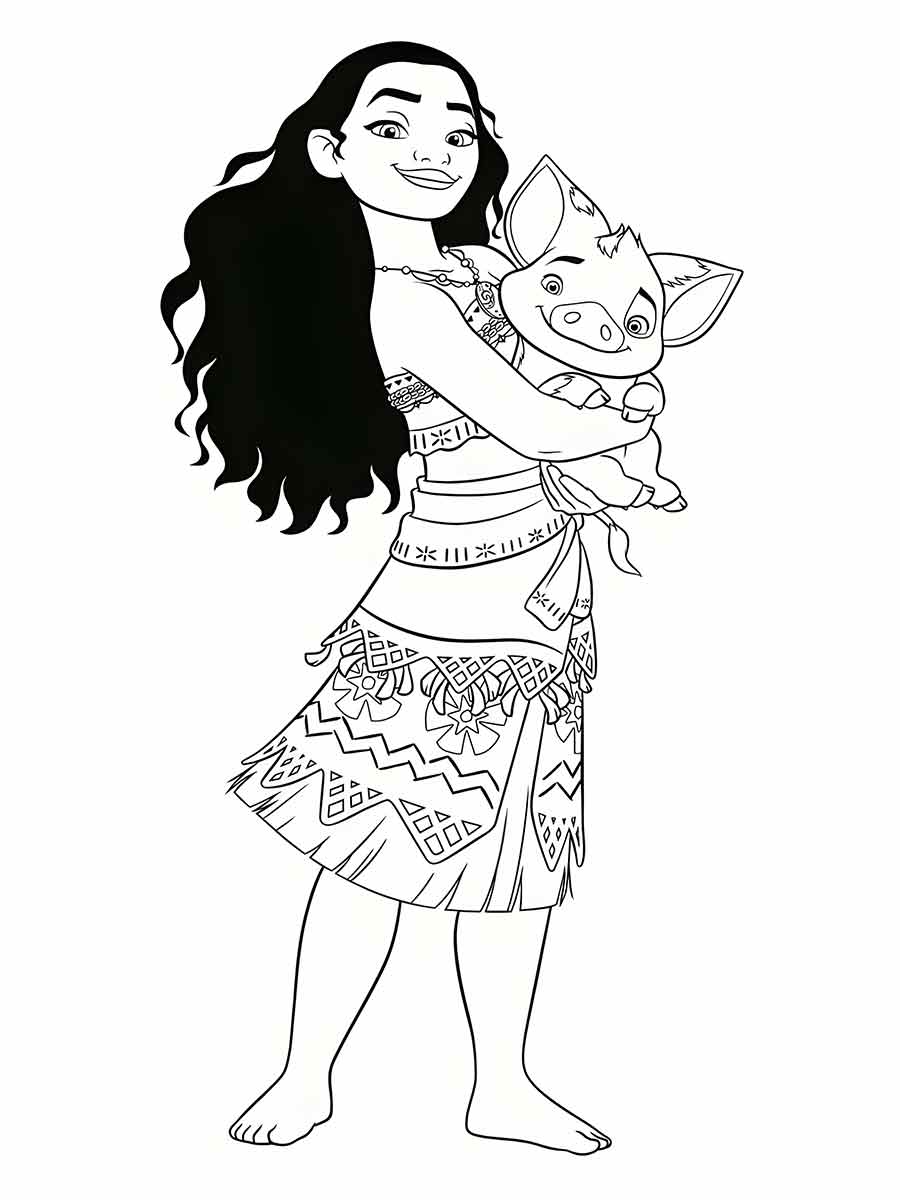 Moana coloring page (25)