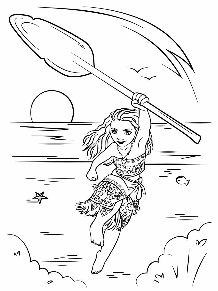 Moana coloring page (30)