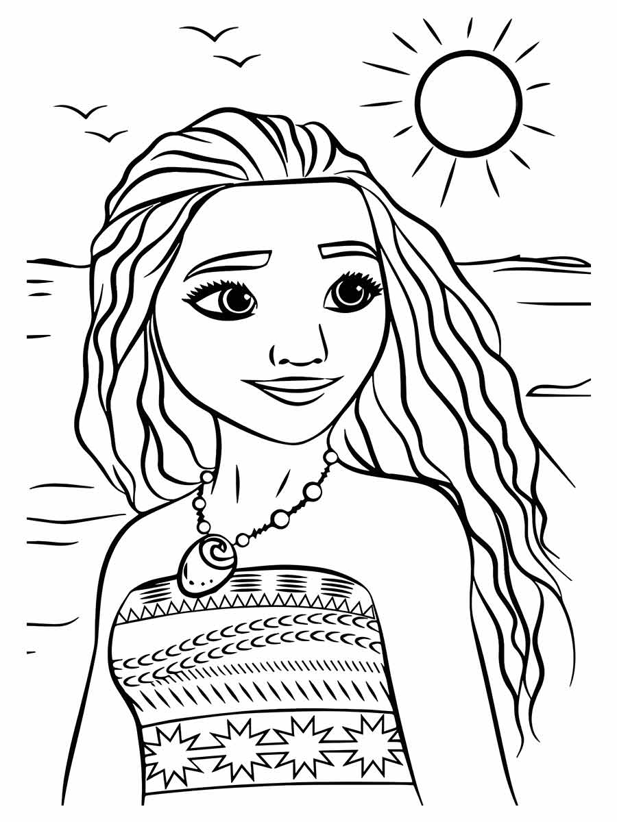 Moana coloring page (32)