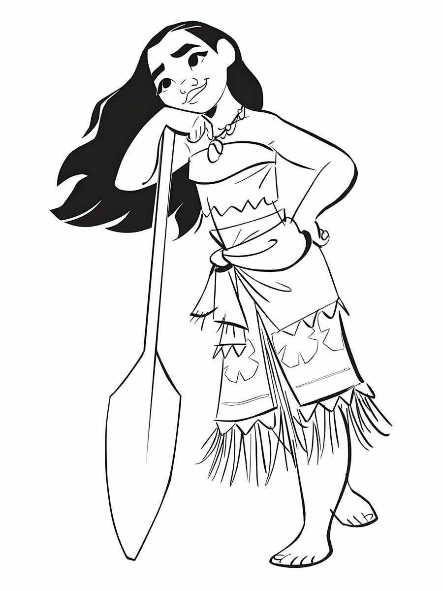 Moana coloring page (33)