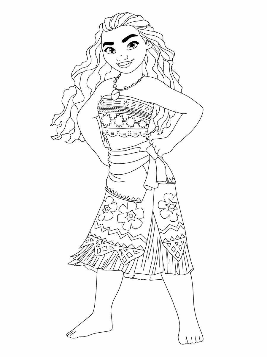 Moana coloring page (35)