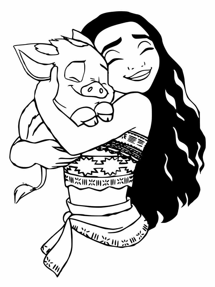 Moana coloring page (37)