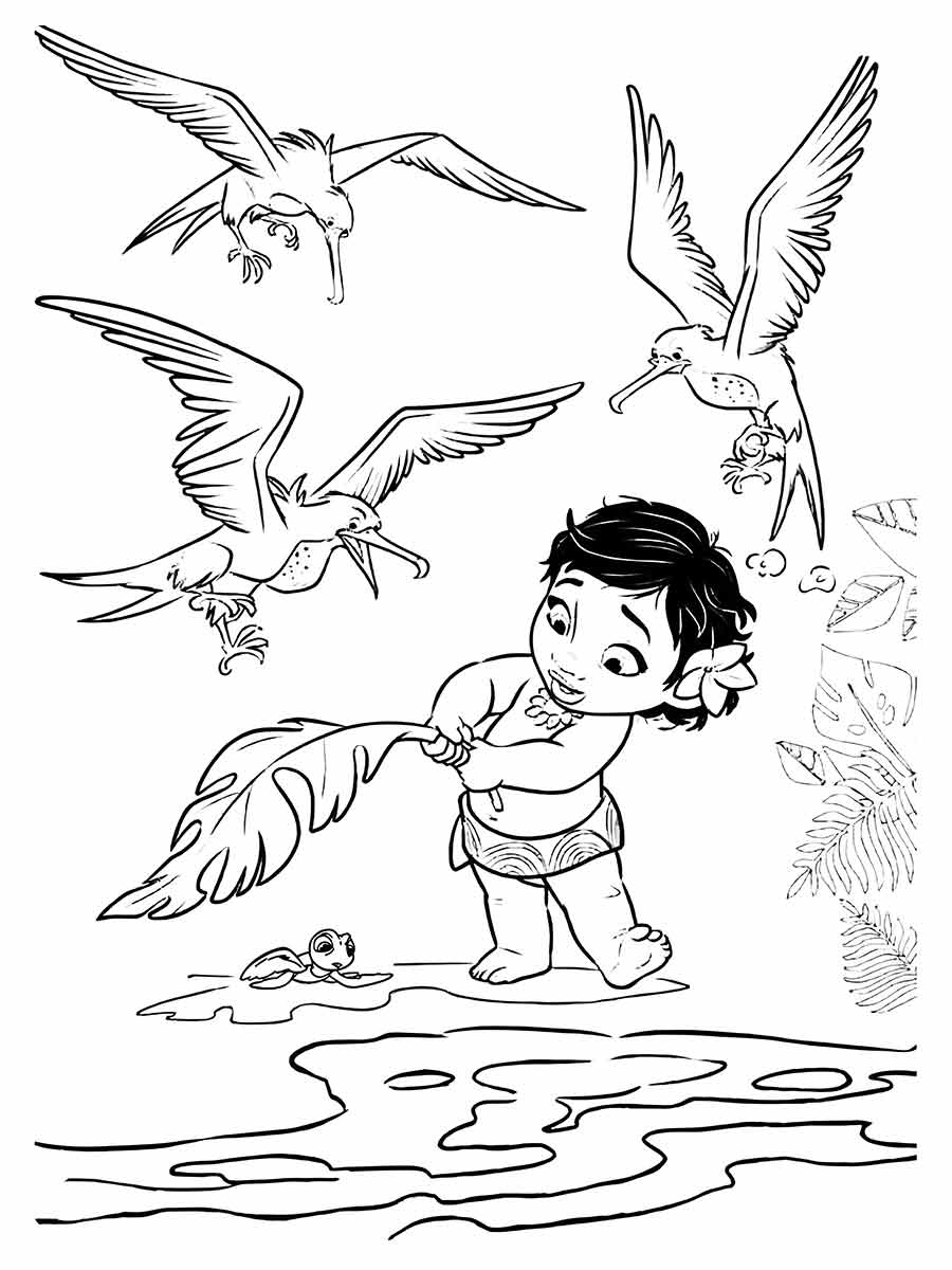 Moana coloring page (38)