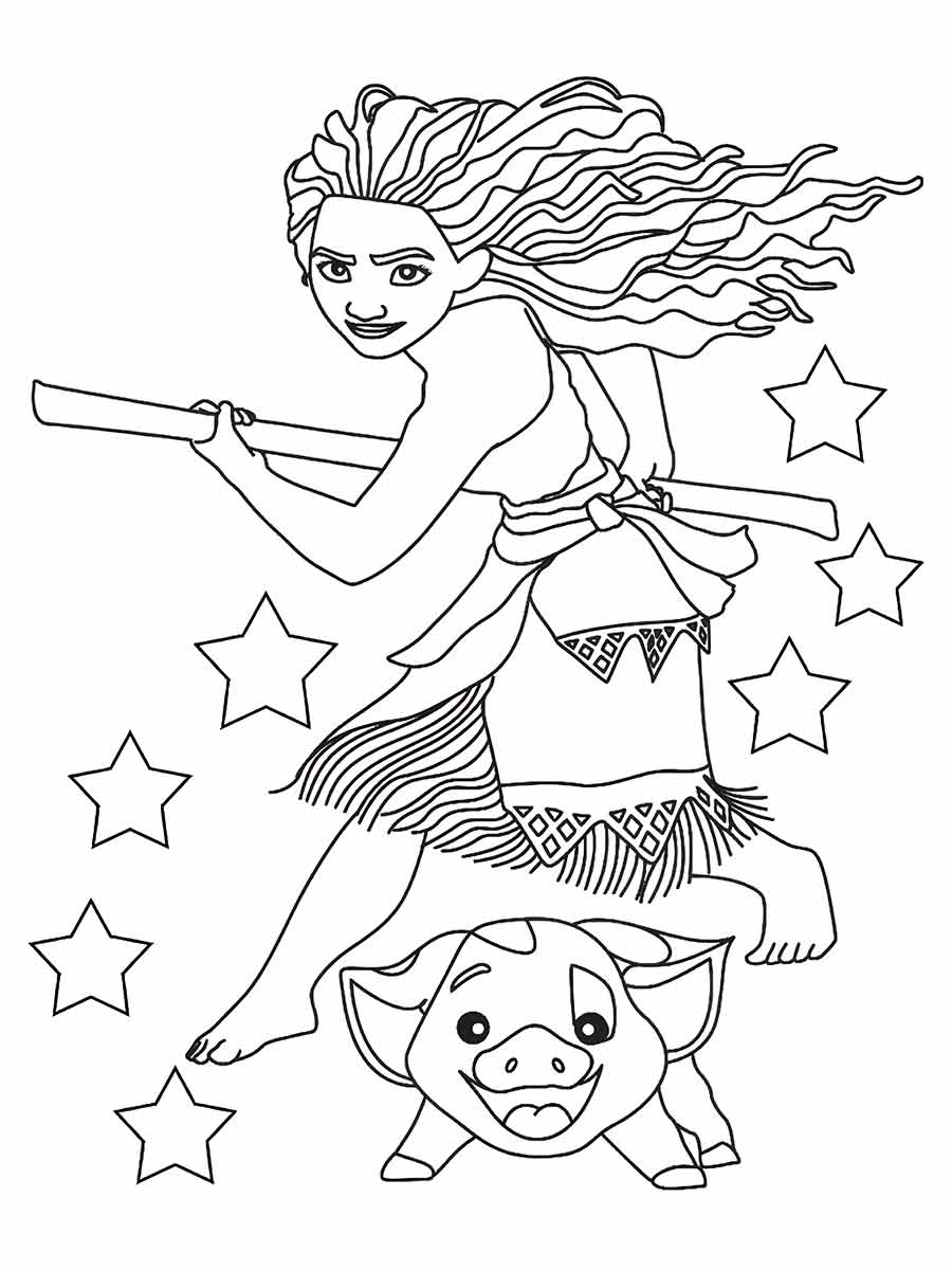 Moana coloring page (45)