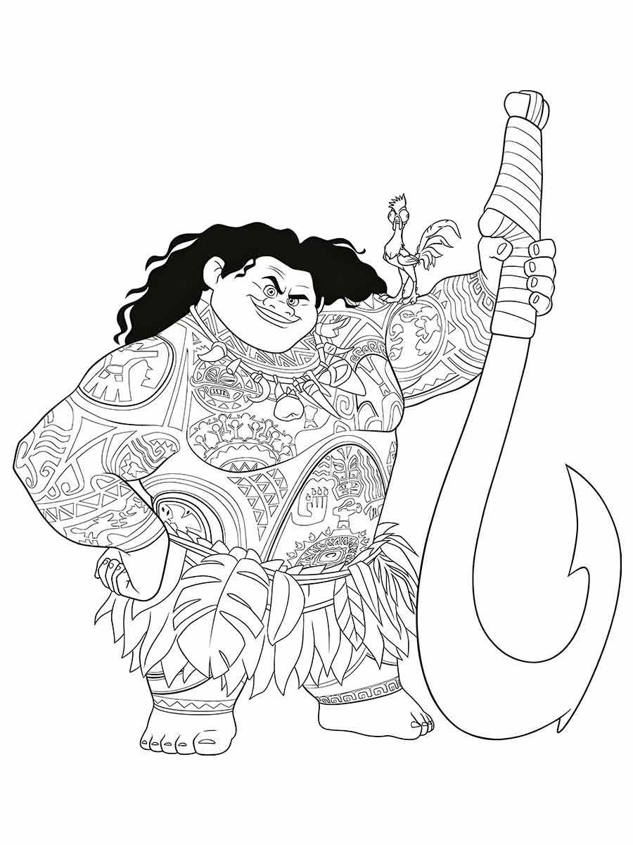 Moana coloring page (5)