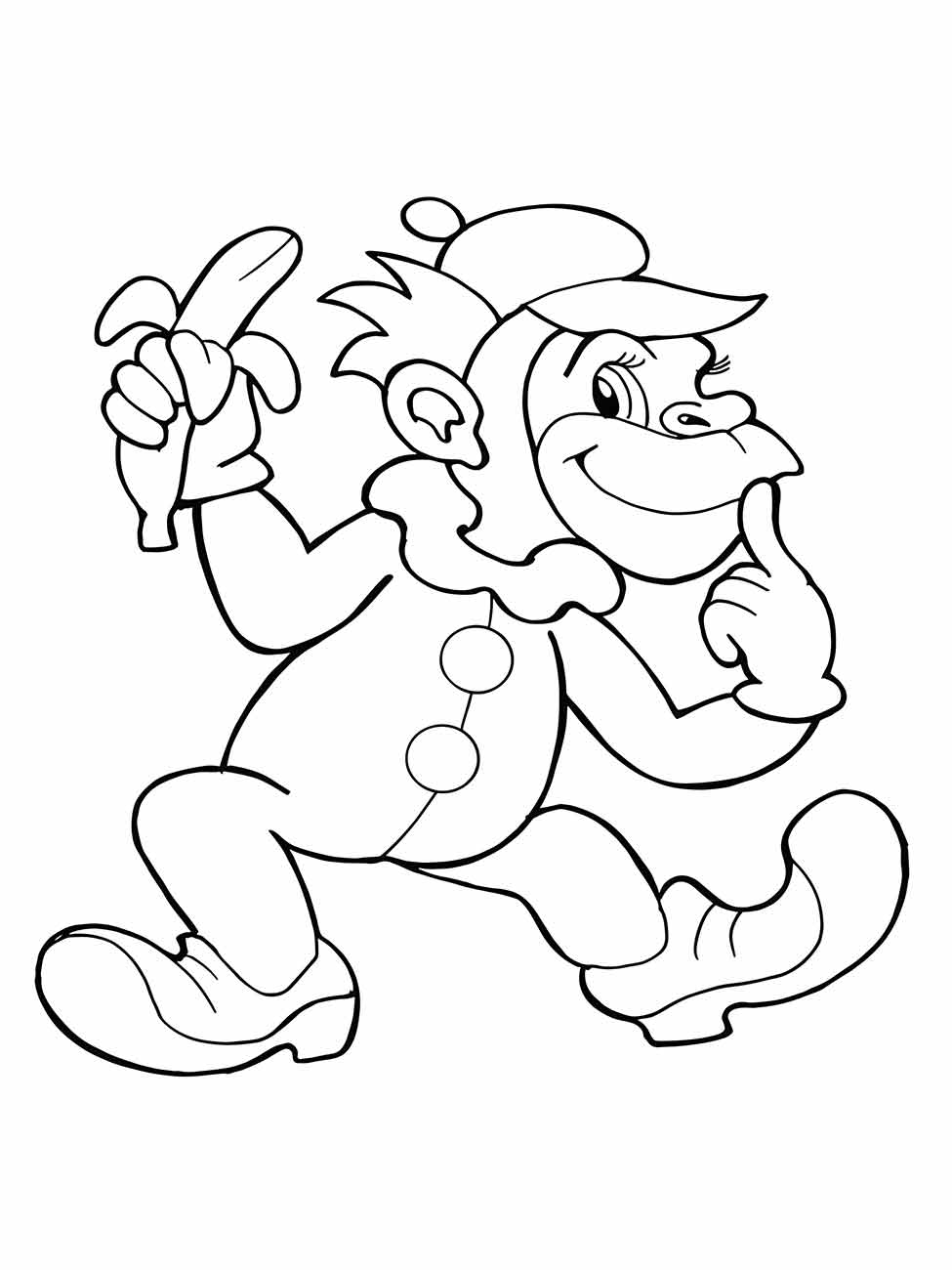 Monkeys coloring page (24)