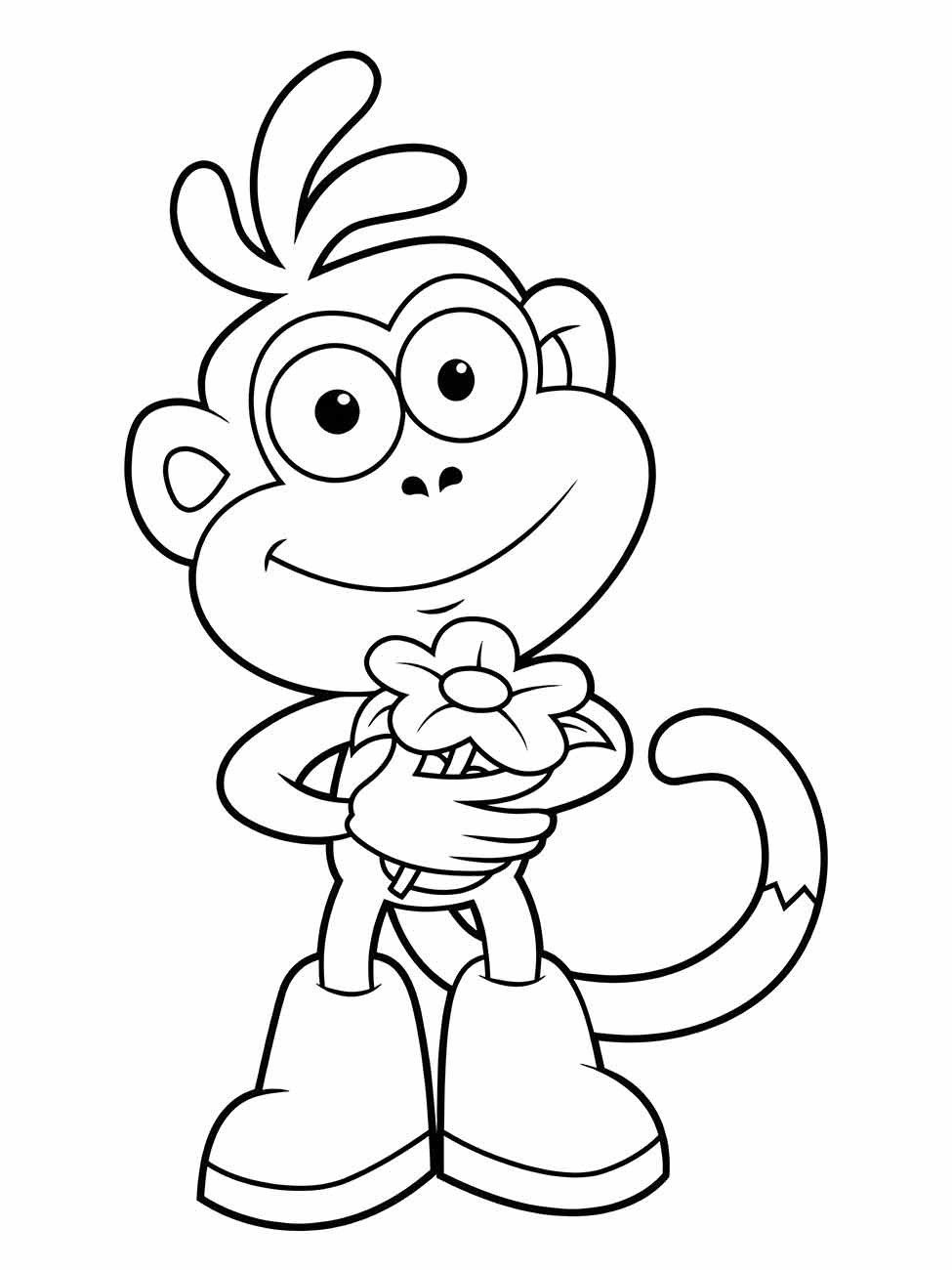 Monkeys coloring page (63)