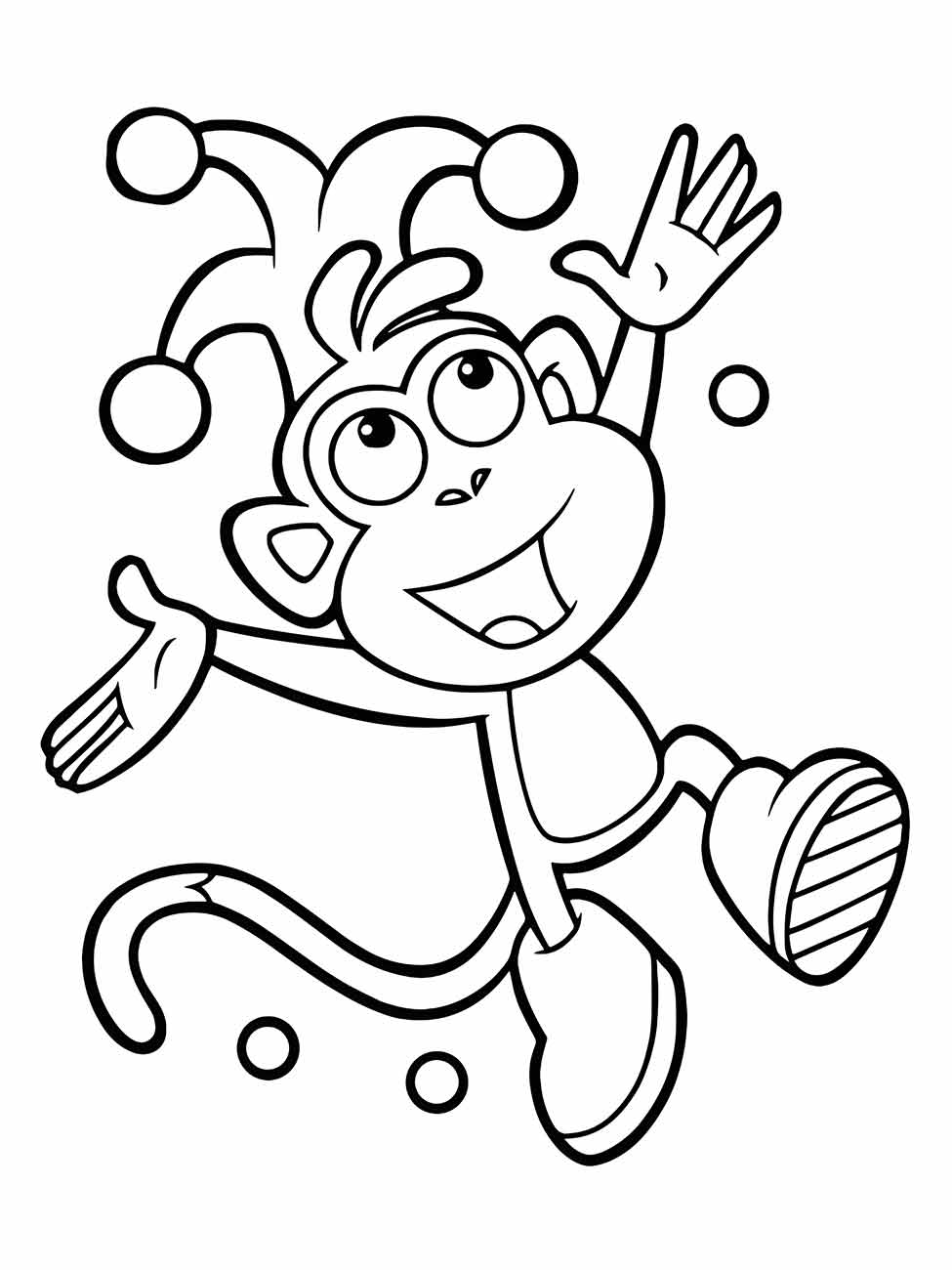 Monkeys coloring page (71)