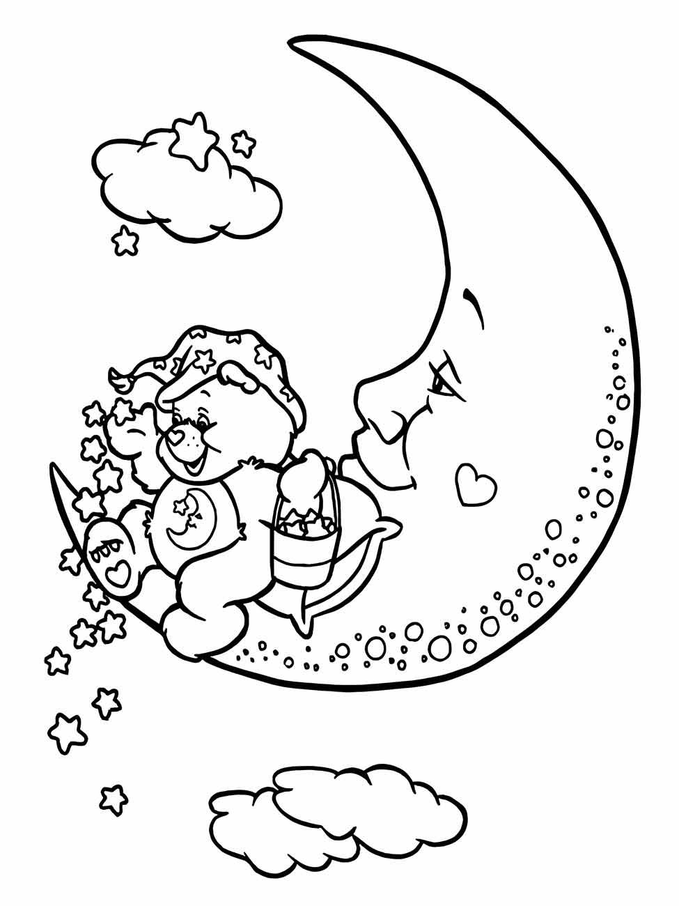 Moon coloring page (14)