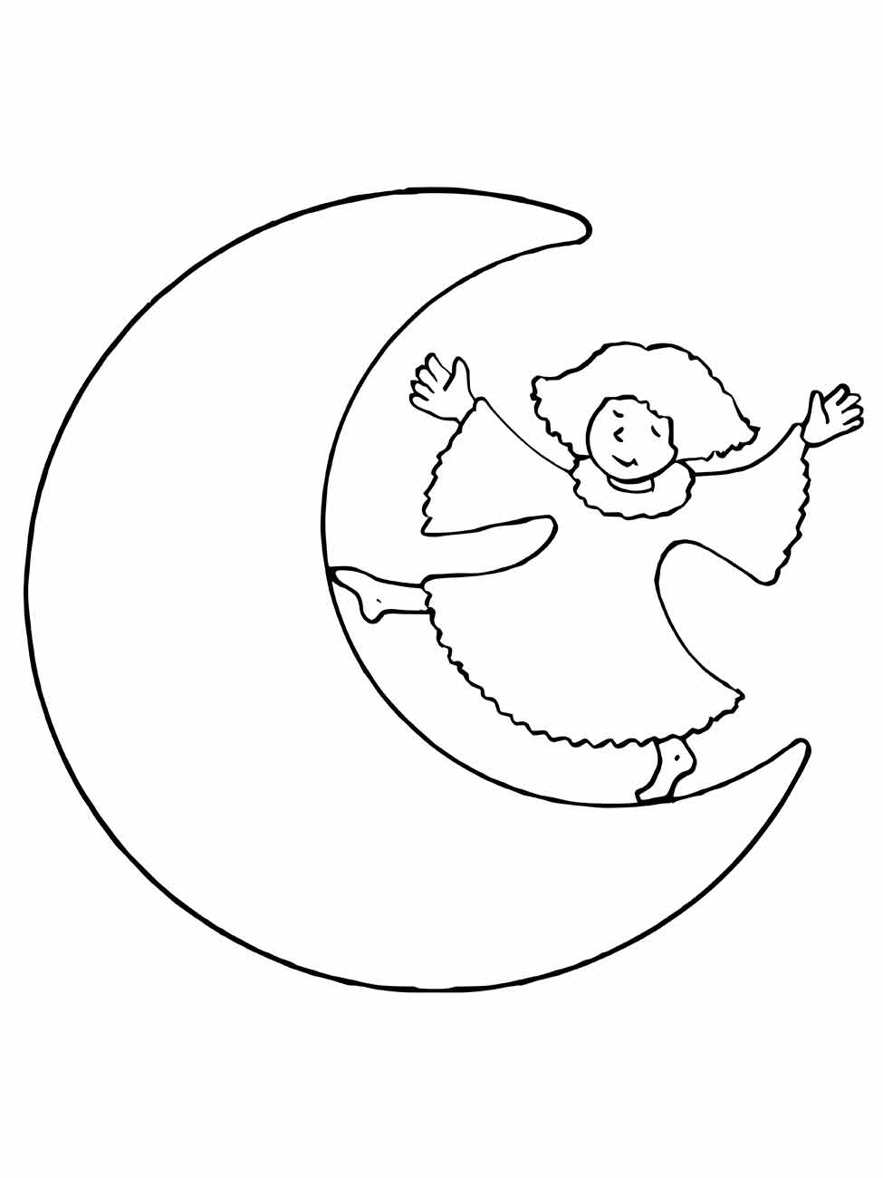 Moon coloring page (16)