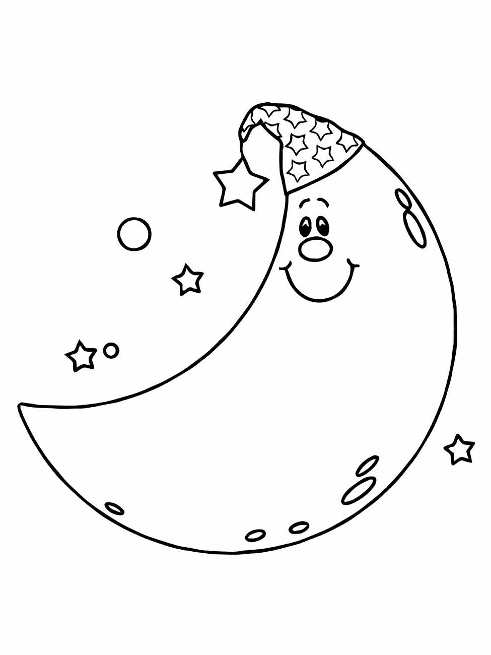 Moon coloring page (17)