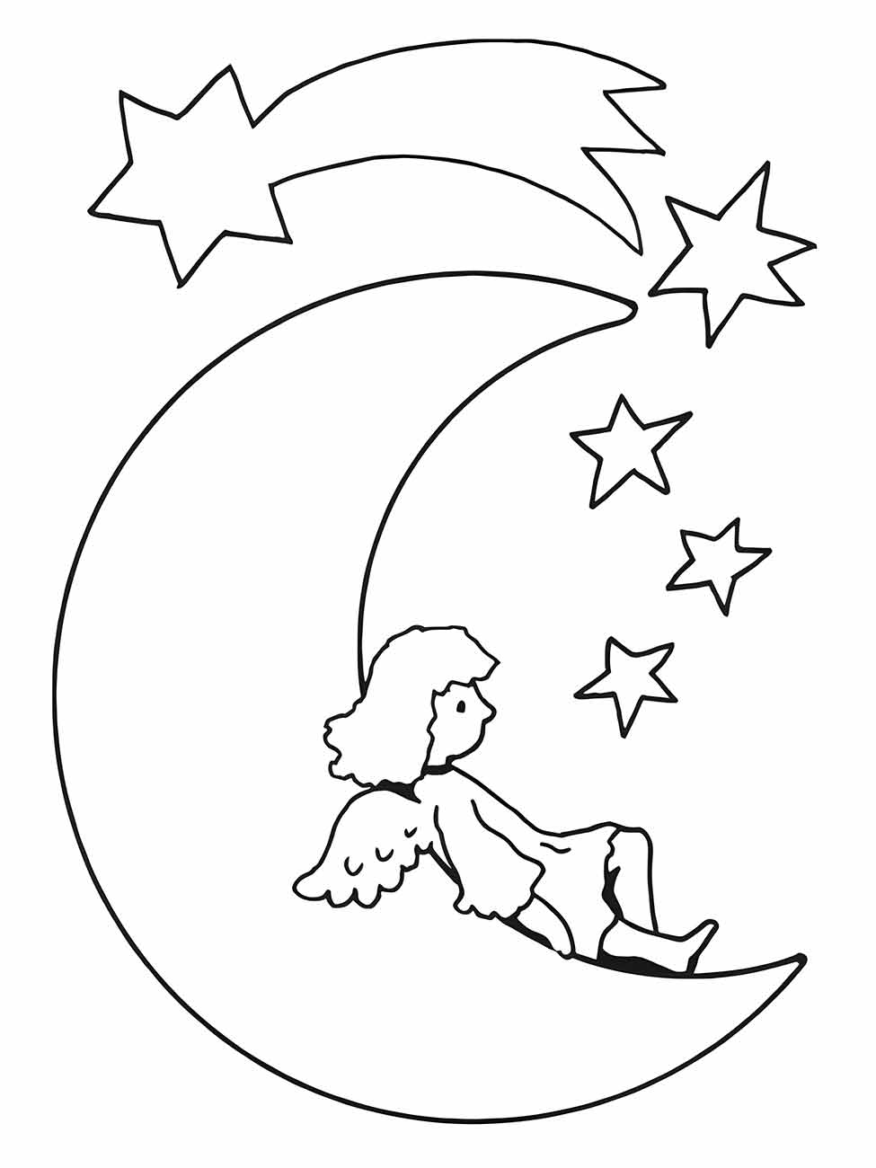 Moon coloring page (18)