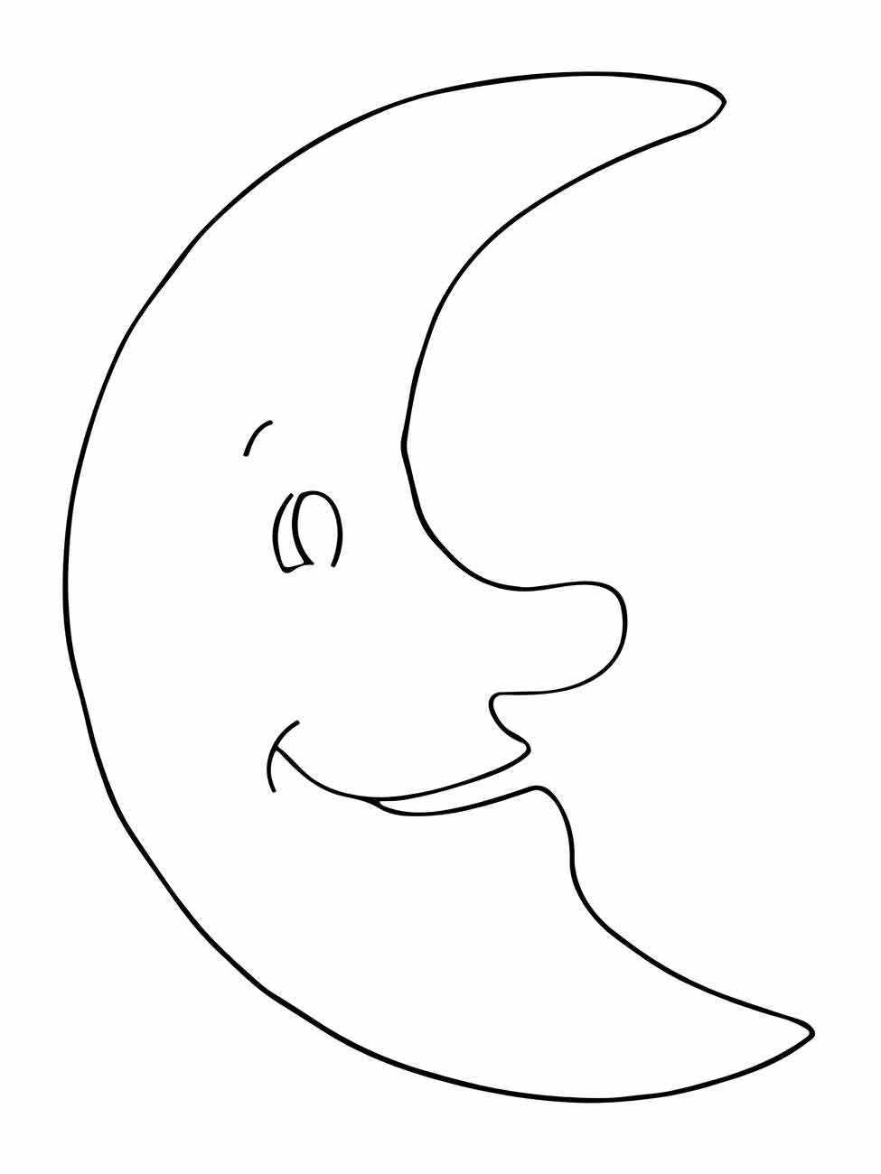 Moon coloring page (28)